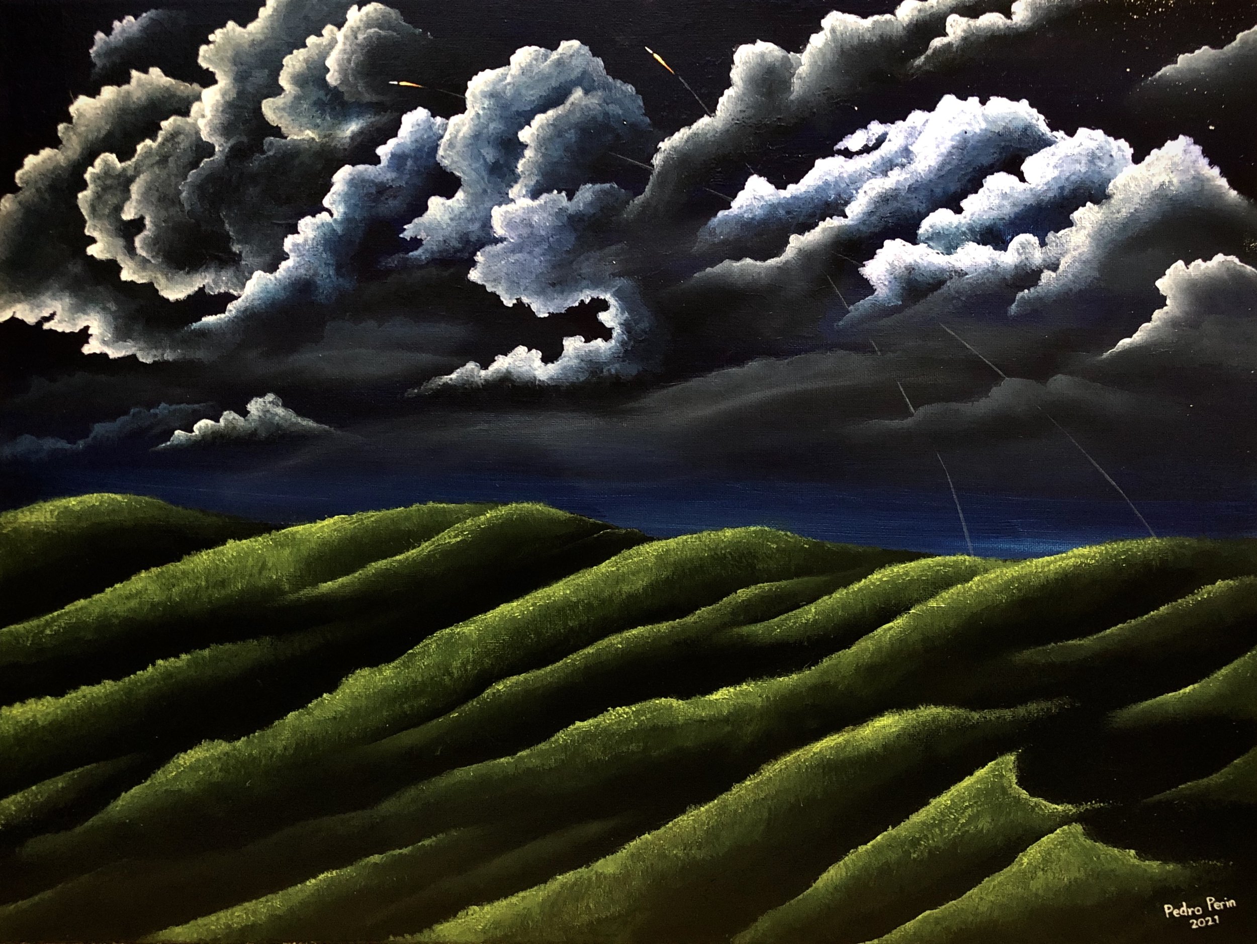 The Hills - 02/2021 - 18" x 24" (45.7 cm x 61.0 cm)